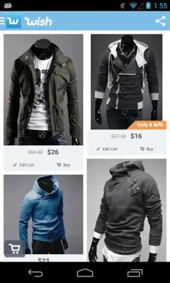 Wish android App screenshot 4